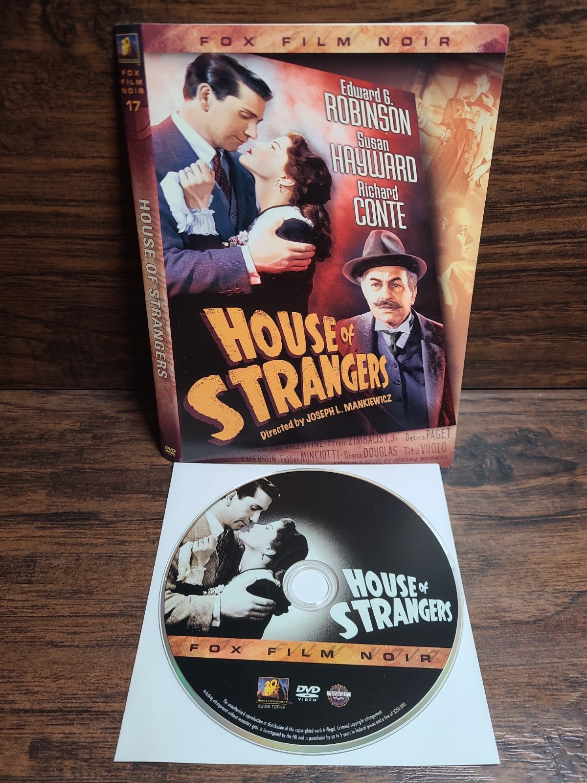 House of Strangers by Joseph L. Mankiewicz (DVD)