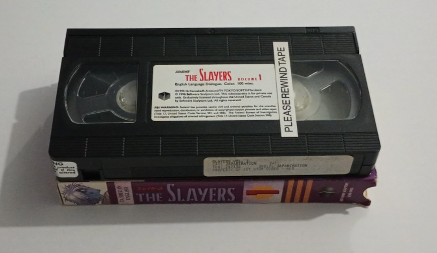 The Slayers Volume 1 [VHS 1996] FORMER RENTAL English Dubbed