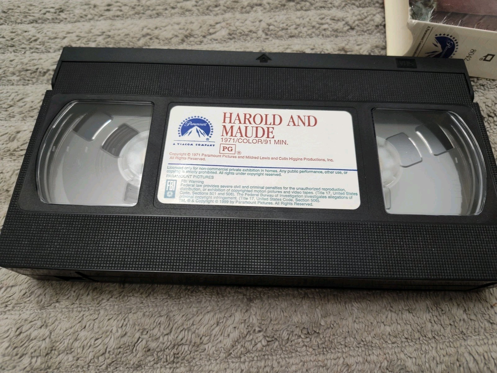 HAROLD AND MAUDE (VHS, 1994) Ruth Gordon, Bud Cort, Cyril Cusack Paramount