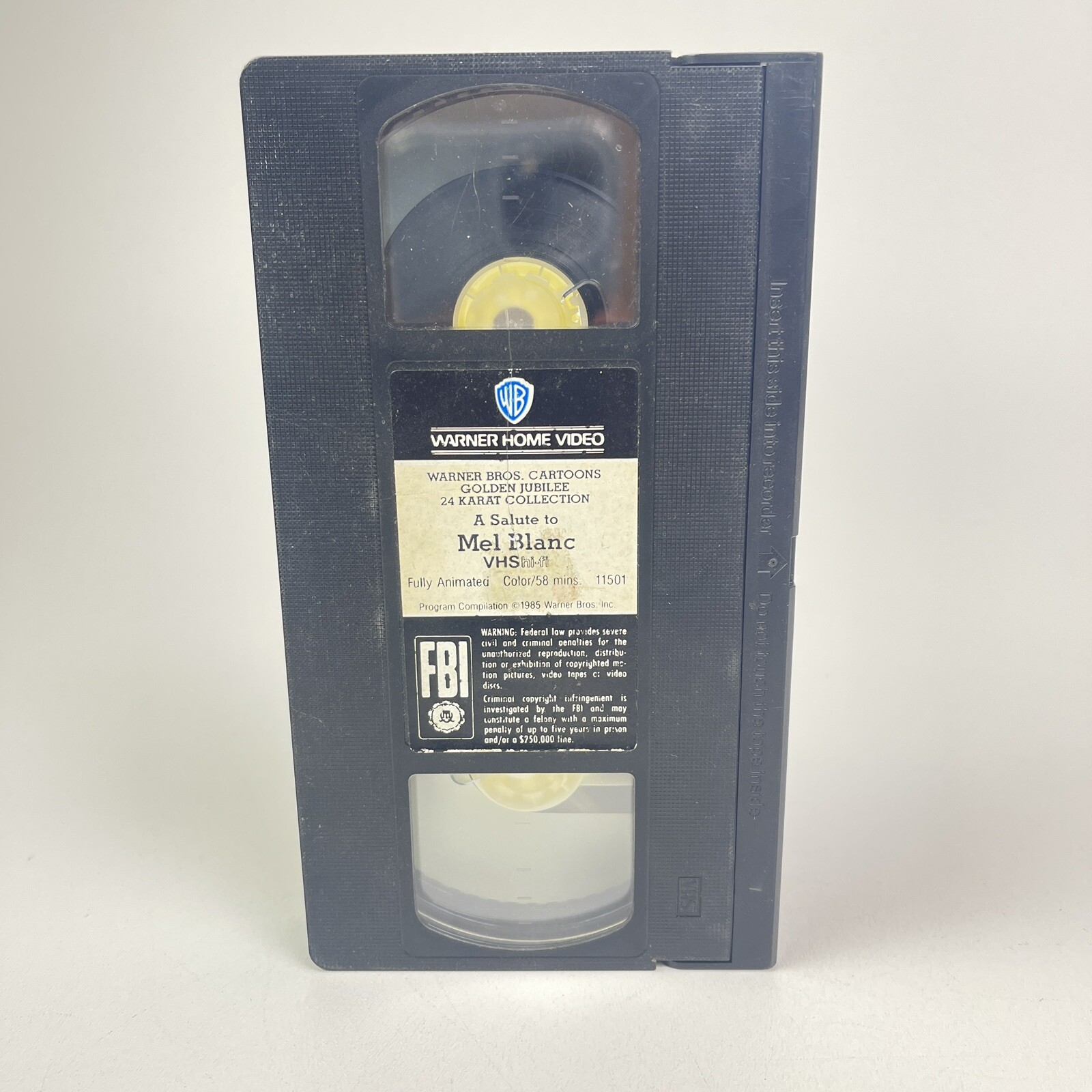 A Salute to Mel Blanc vhs Warner Bros Golden Jubilee 1990