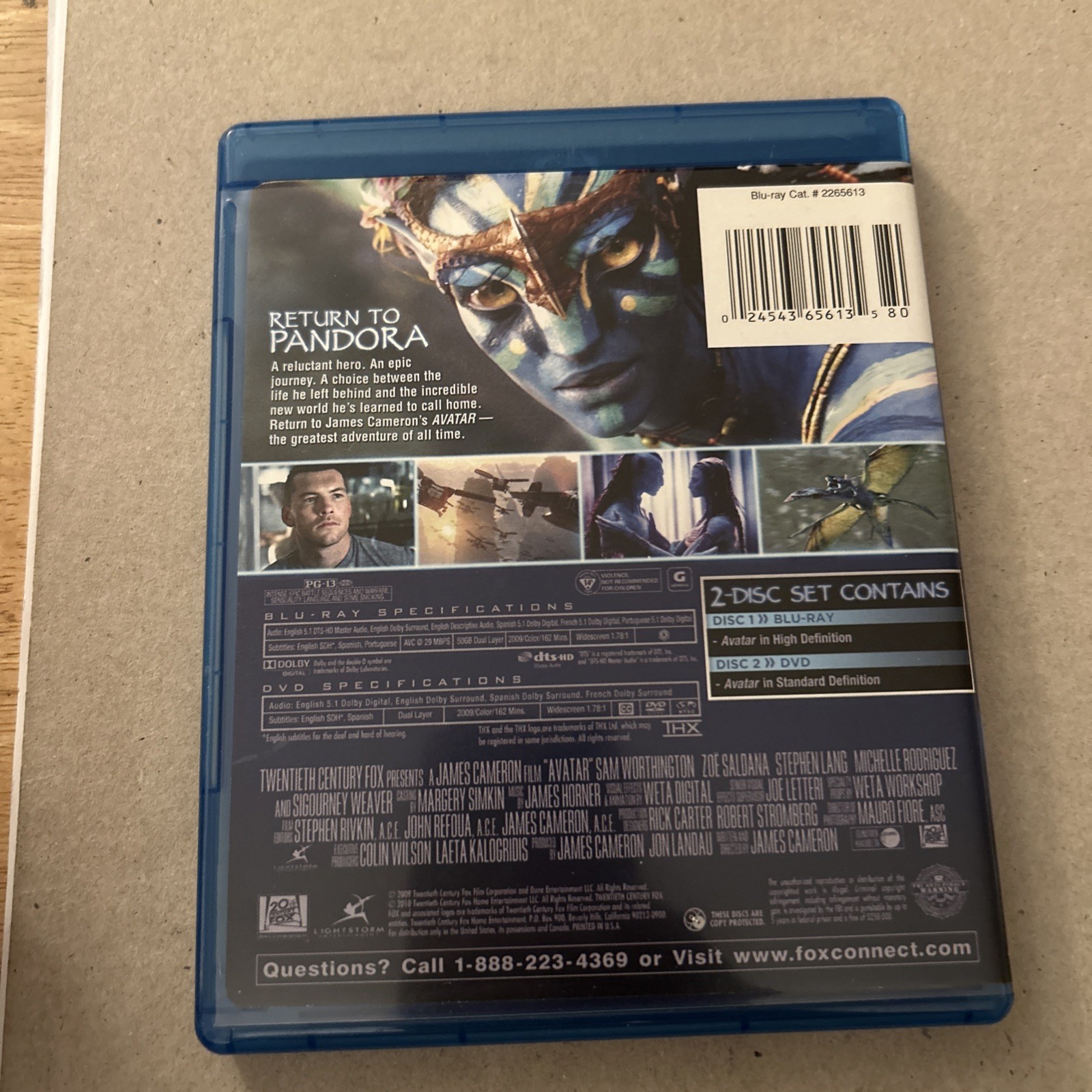 🛑Avatar (Blu-ray, 2009) Vintage