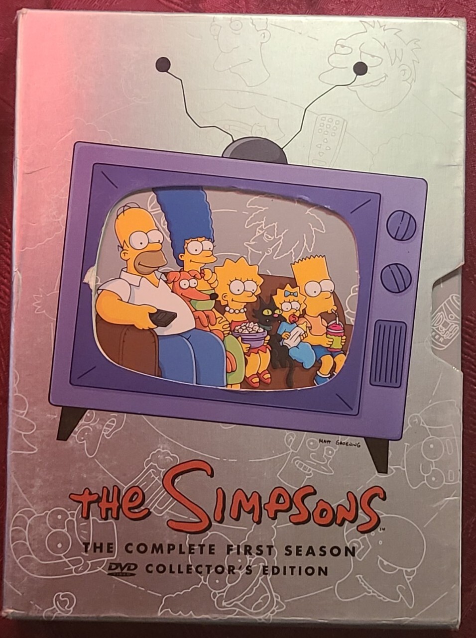 The Simpsons The Complete First (1) Season DVD (2009) 3-Disc Set USED Good Cond