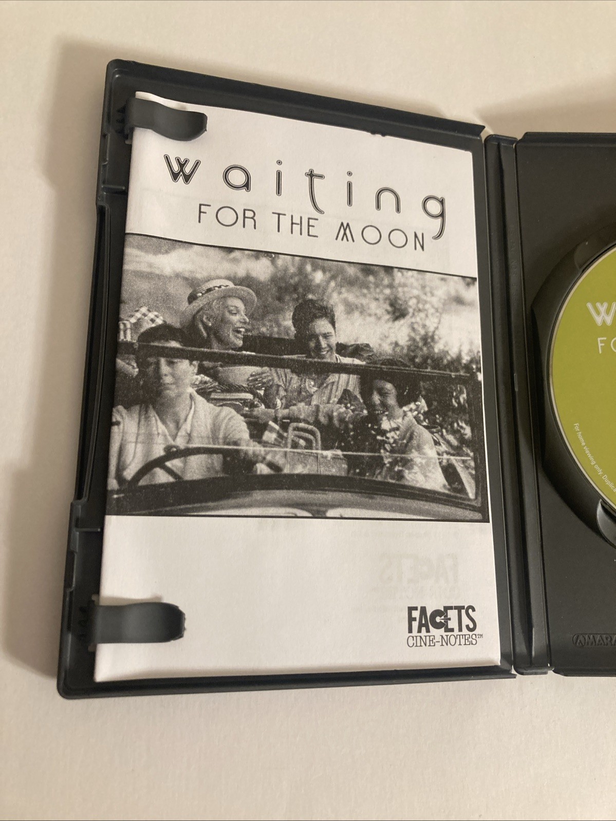 Waiting For The Moon DVD Linda Bassett Linda Hunt 1987 Movie (RARE)