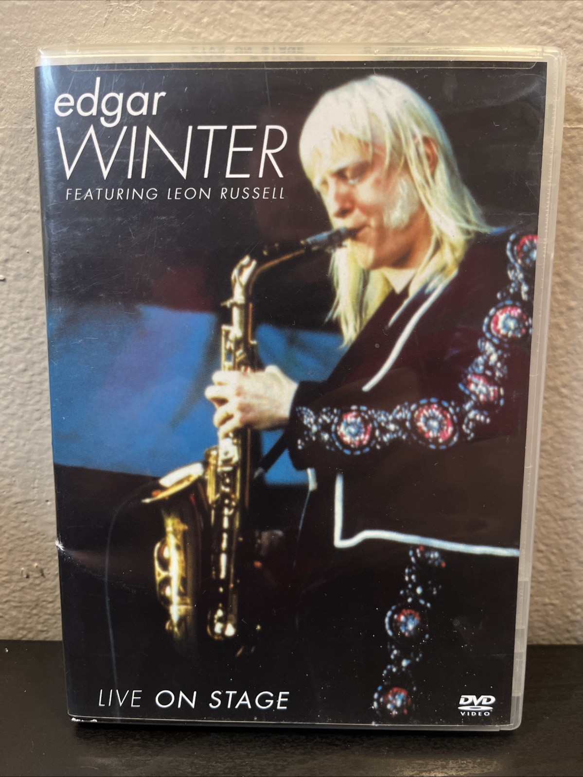 Edgar Winter Live Featuring Leon Russell DVD 2002 – Play Tested