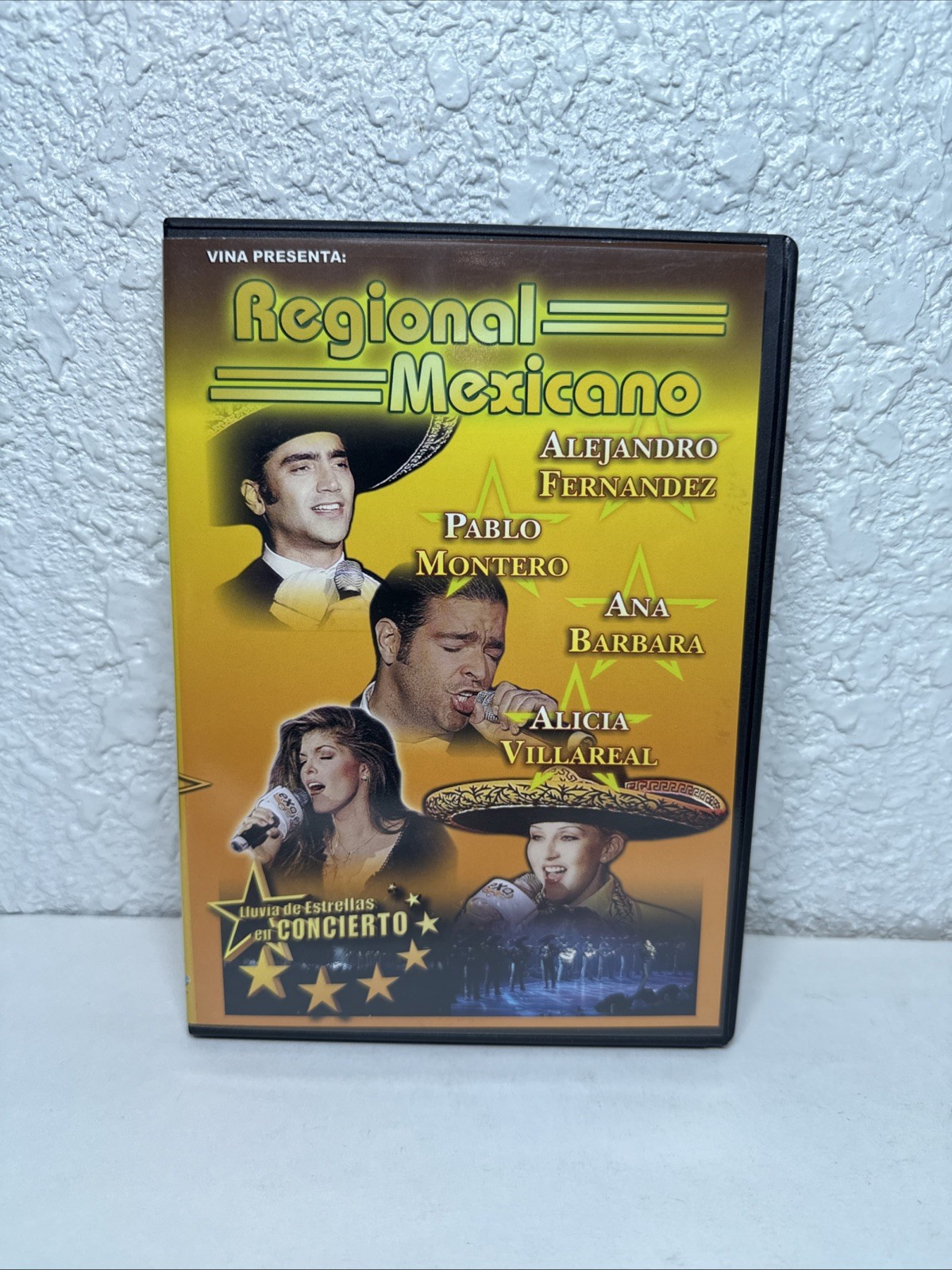 VINA PRESENTA Regional Mexicano(DVD, 2004) 224 Lluvia De Estrellas En Concierto