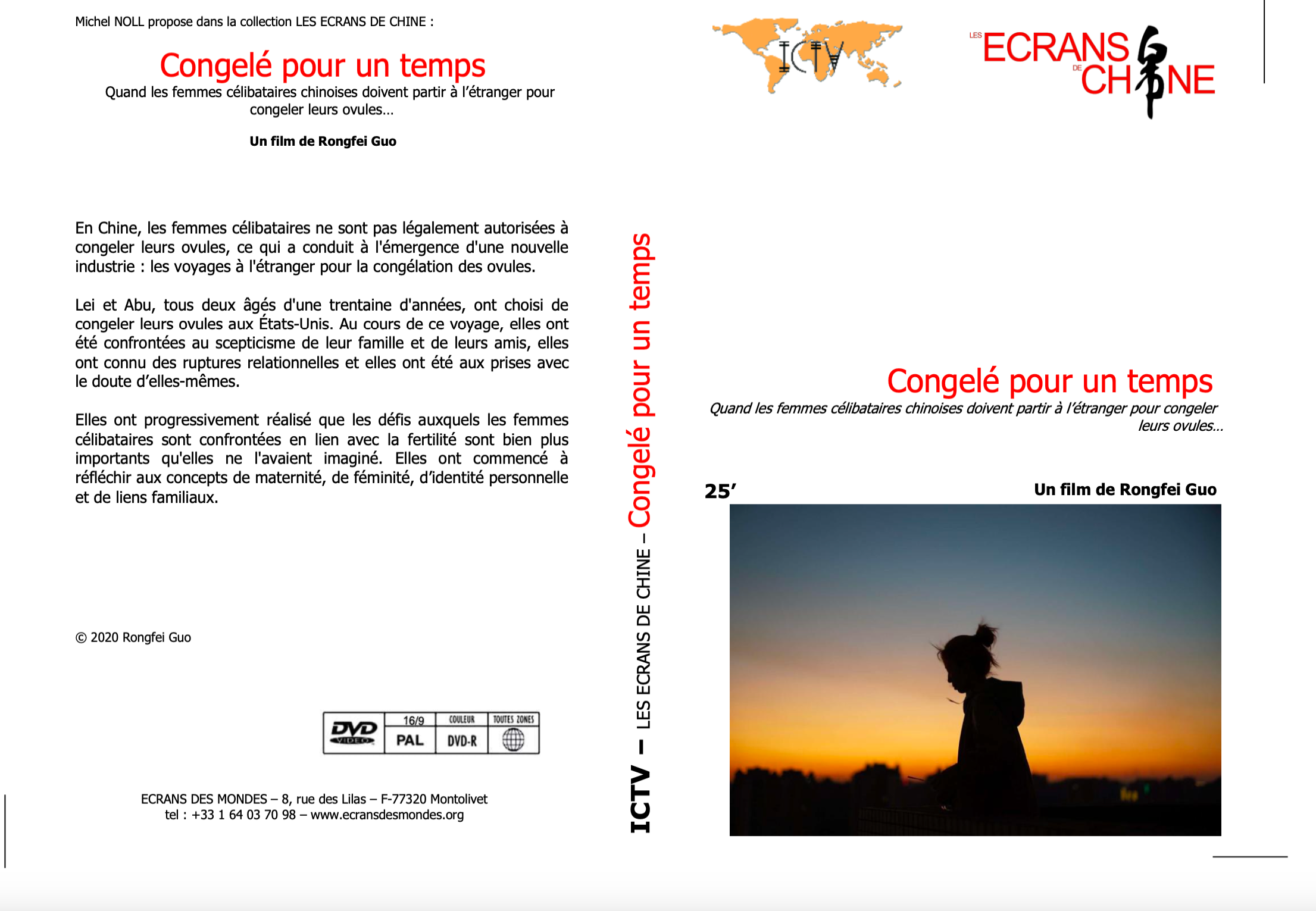 Congelé pour un temps jaquette